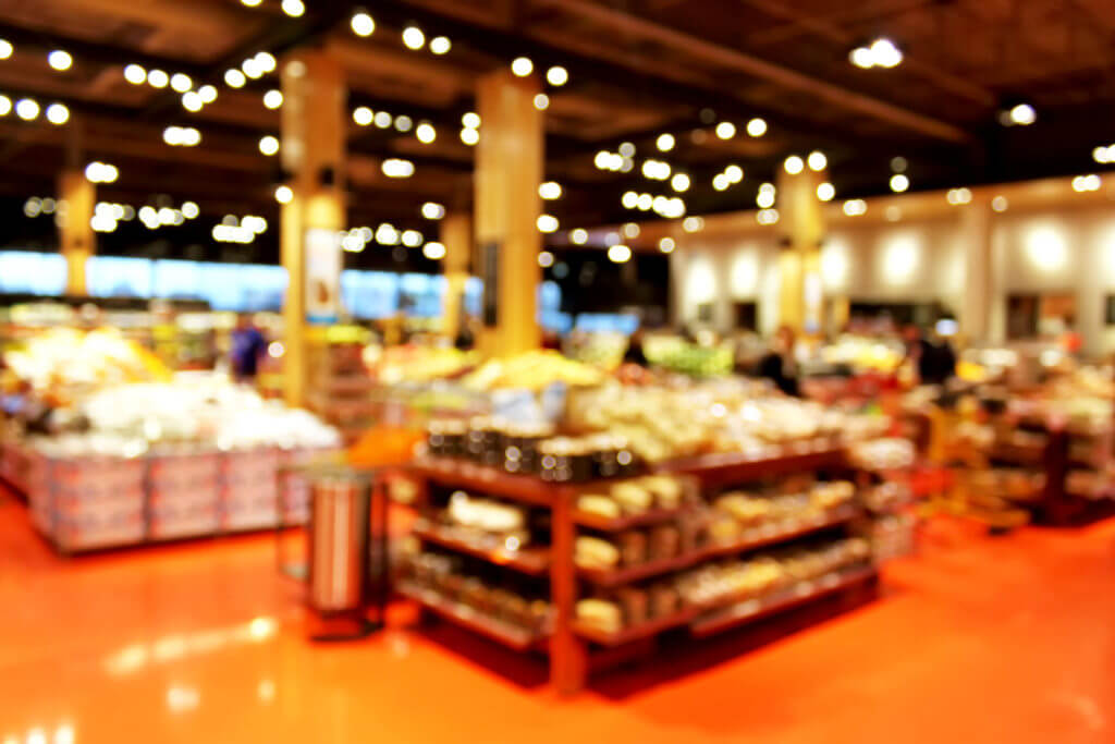 Grocery Store Zoom Background