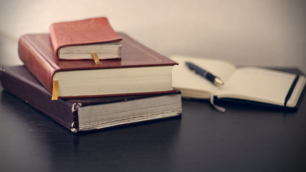 stack of books