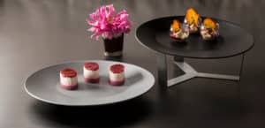 Melamine Serving Platters and Trays on stands