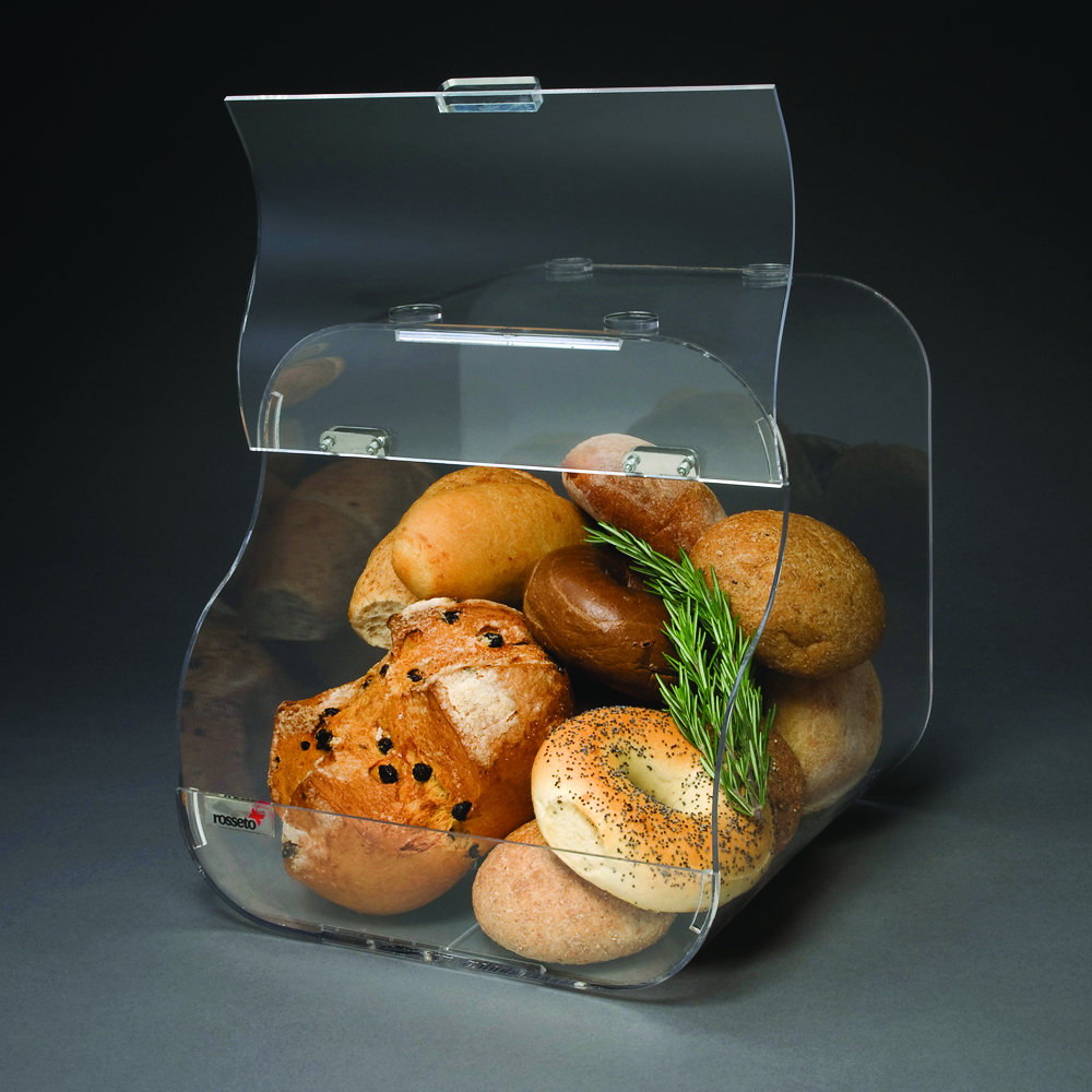 Rosseto® Clear Acrylic Tall Bakery Display Case With Flip Door