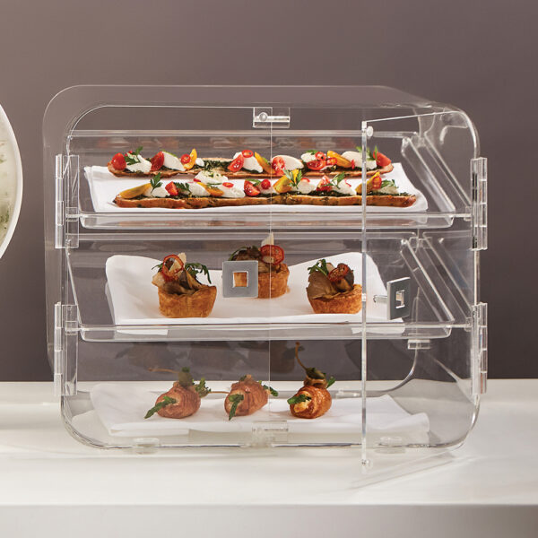 Lucid Large Square Bakery Box with 2 Trays - BD145