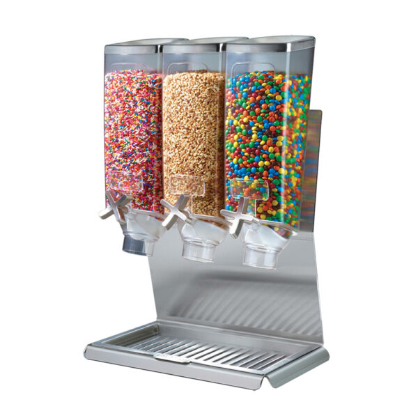 Dry Topping Dispensers for Ice Cream, Granola & Frozen Yogurt