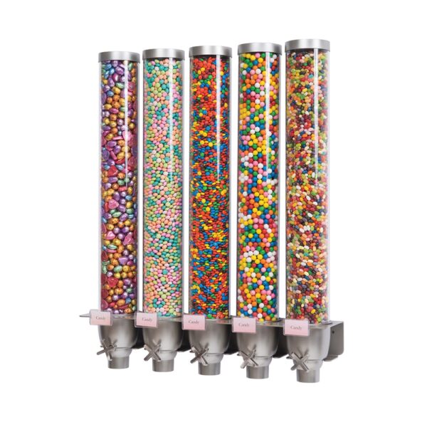 Dry Topping Dispensers for Ice Cream, Granola & Frozen Yogurt