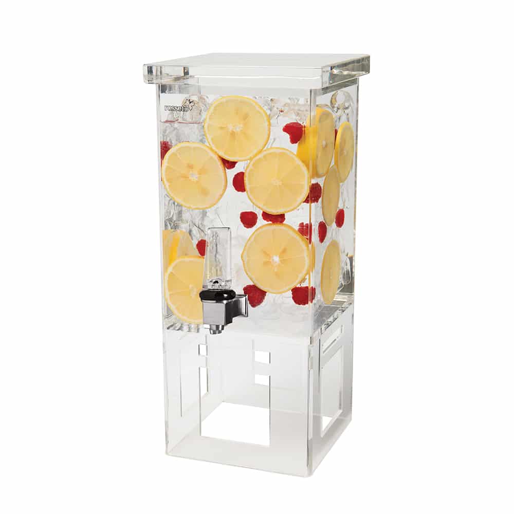 Clear Acrylic Drink Dispenser - Stony Point Hall