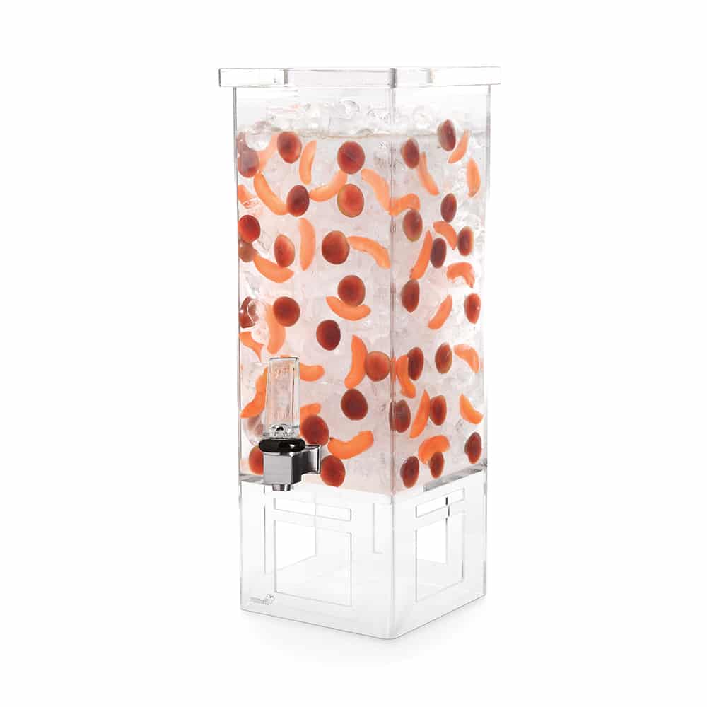 HD Designs Outdoors Acrylic Beverage Dispenser with Cups & Ice - White, 1  ct - Fry's Food Stores