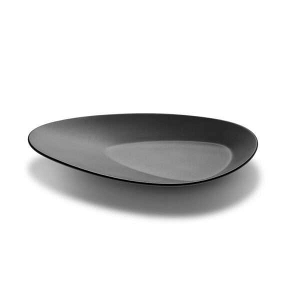 Black and White Large Triangle Melamine Platter (set of 3 pcs.) MEL011