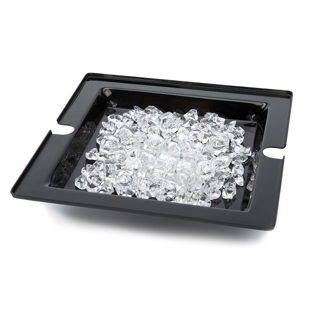 Swan Risers Rosseto® Black Acrylic Ice Tub for Swan Riser - SA122 - Rosseto