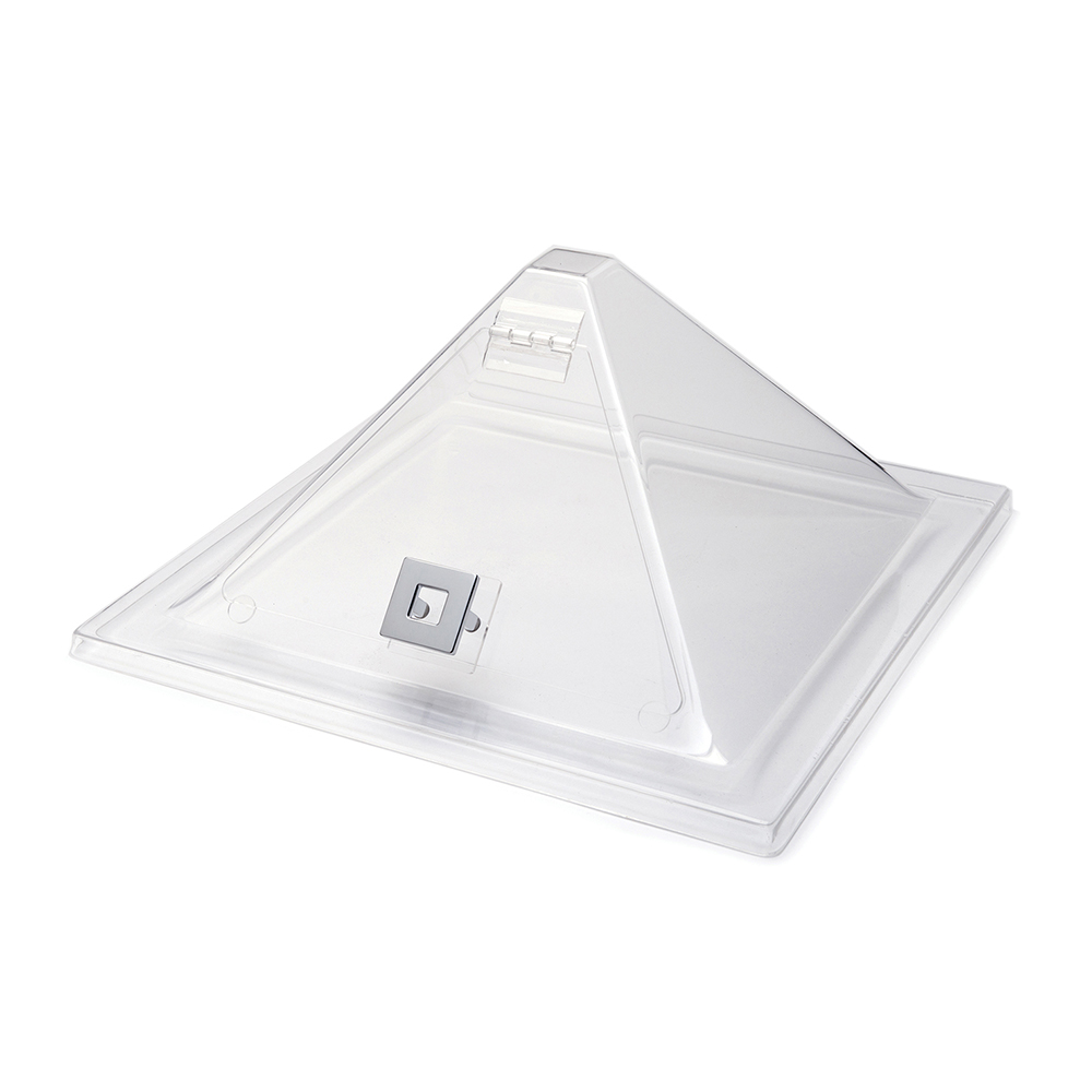 Rosseto® Clear Acrylic Pyramid Cover with Flip Door 15.2″ x 15.2