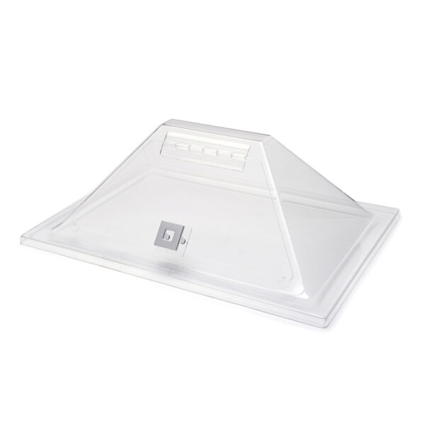 Rosseto® Clear Acrylic Extra Large Pyramid Cover with Flip Door for Rectangular Ice Housing- SA124