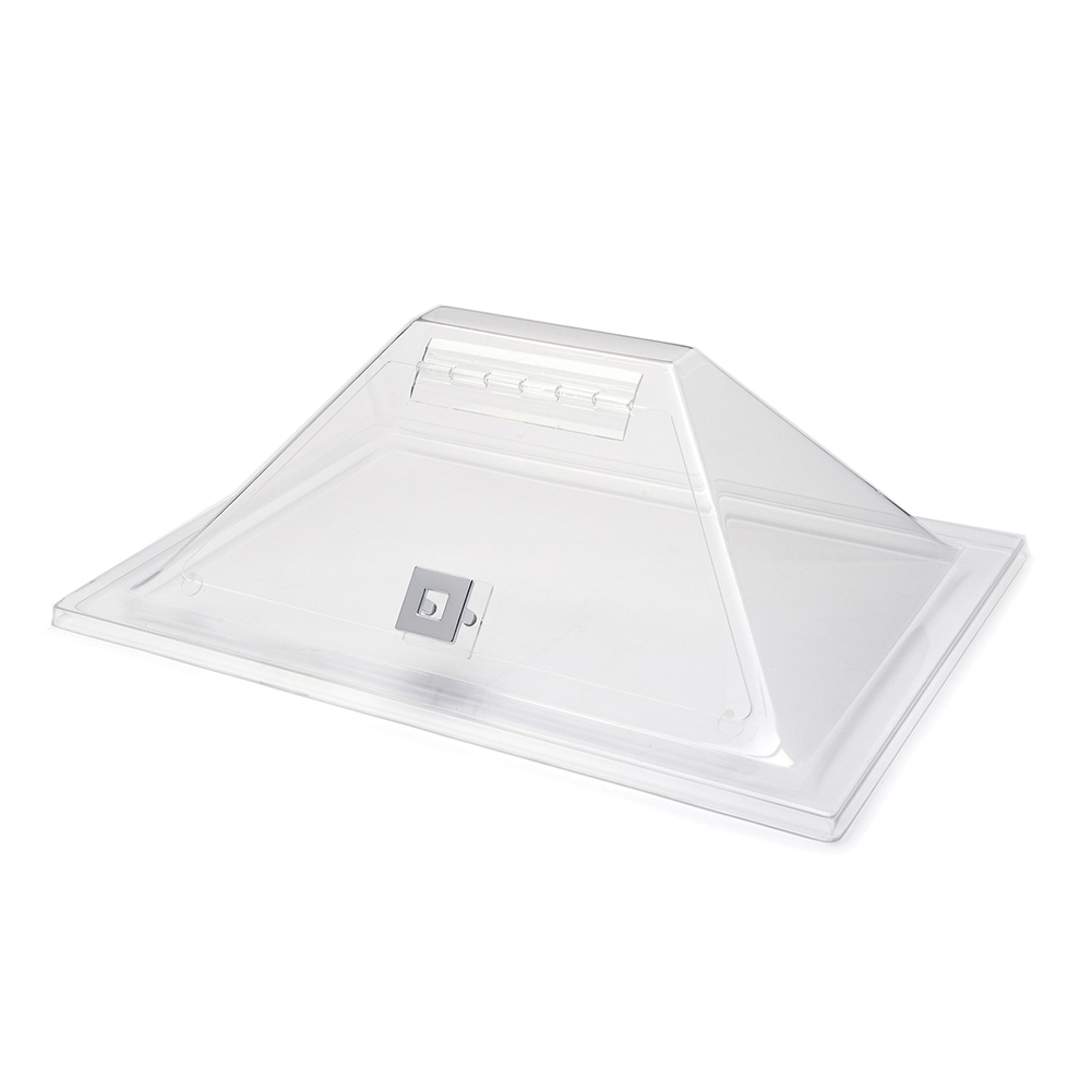 Rectangular Ic Cover Rosseto® Clear Acrylic Extra Large Pyramid Cover with Flip Door for ...