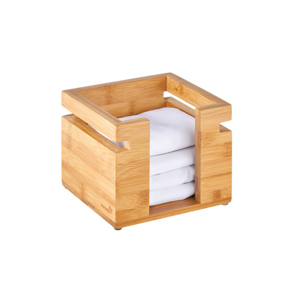 Natura™ Square Bamboo Napkin Holder - SB107