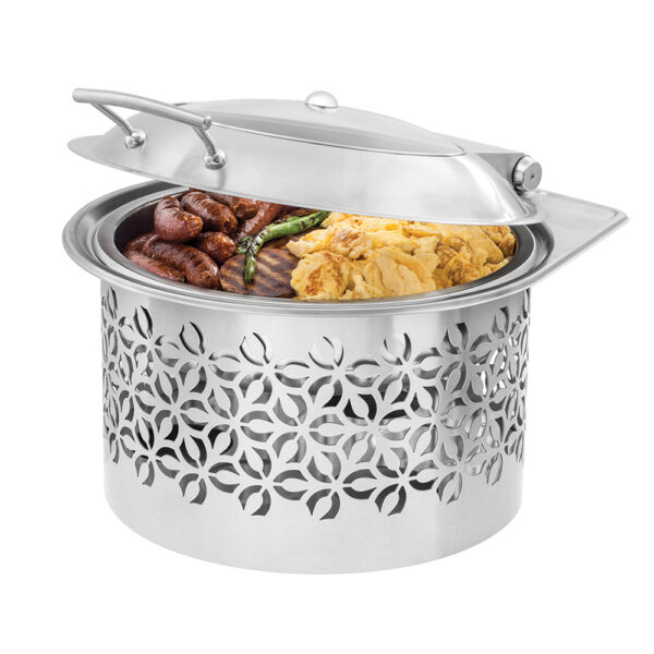 Iris™ Round Stainless Steel Warmer with Soft Closing Lid, 2pcs. - SM288