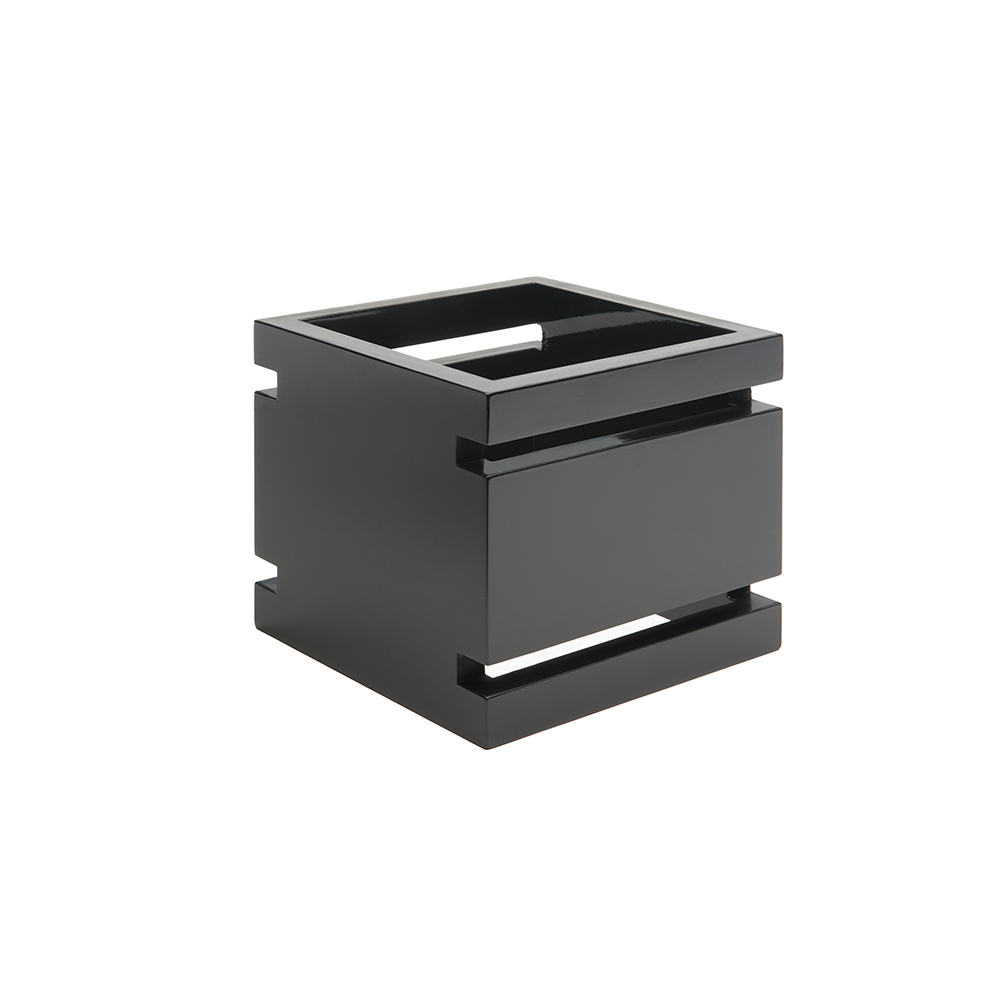 SKYCAP® 6” Black Gloss Natural Bamboo Square Multi-Level Riser - SW103 ...