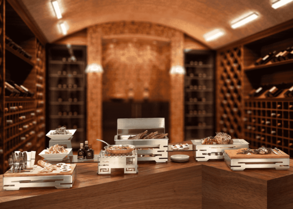 buffet risers