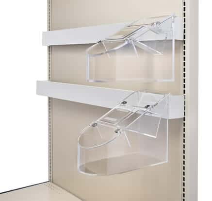 Shelf System 4" Scoop Bin Bracket - SD3141