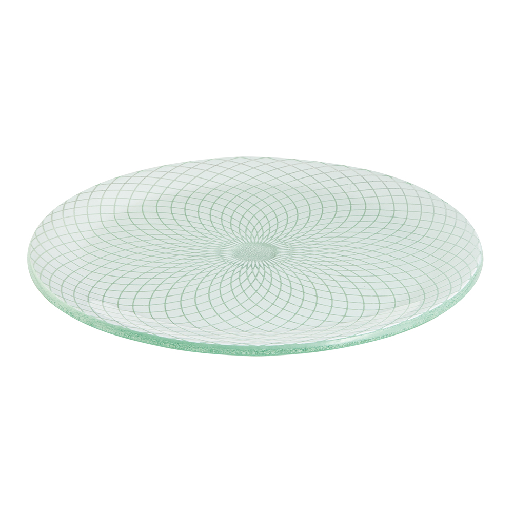 Round glass platter hotsell