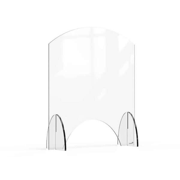 New 24x28 Acrylic Sneeze Guard with Pass-Through Window