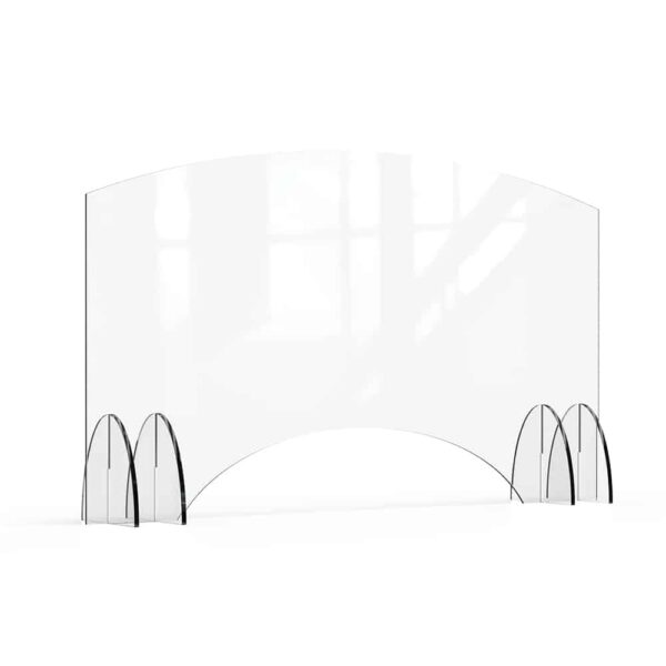 Rosseto® Avant Guarde 48x28 Acrylic Sneeze Guard with Pass-Through Window, 1 EA - AG012 ™ +  Patent Pending