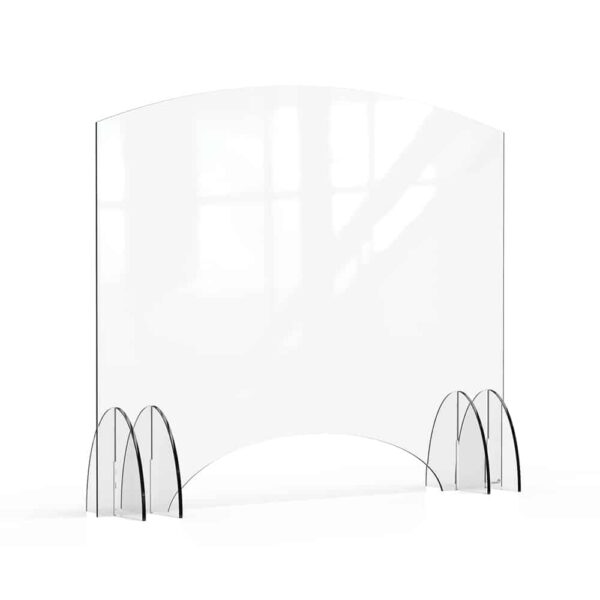 Rosseto® Avant Guarde 48x40 Acrylic Sneeze Guard with Pass-Through Window, 1 EA - AG019 ™ +  Patent Pending