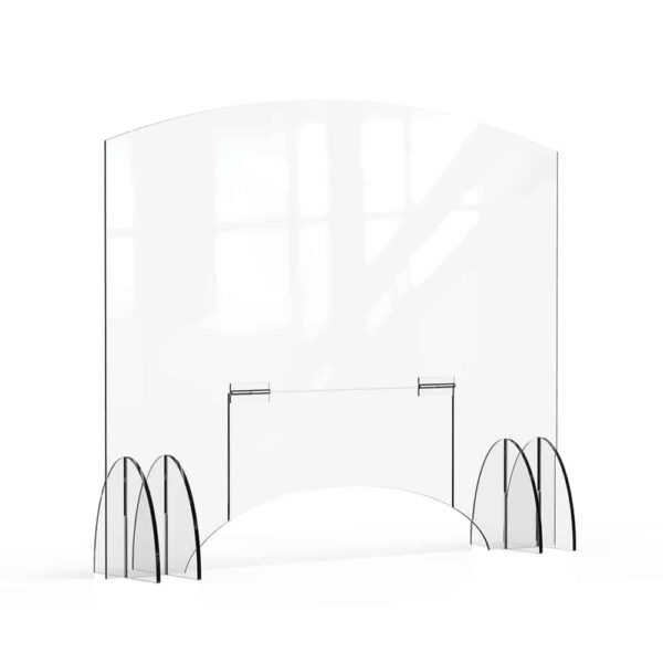 Rosseto® Avant Guarde 48x40 Acrylic Sneeze Guard with Pass-Through Door, 1 EA - AG020 ™ +  Patent Pending