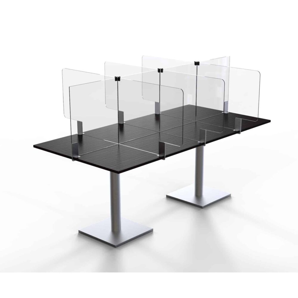 Avant Guarde™ Acrylic Table Divider Kit for 30x72 Table, 1 EA - TDK004 -  Rosseto