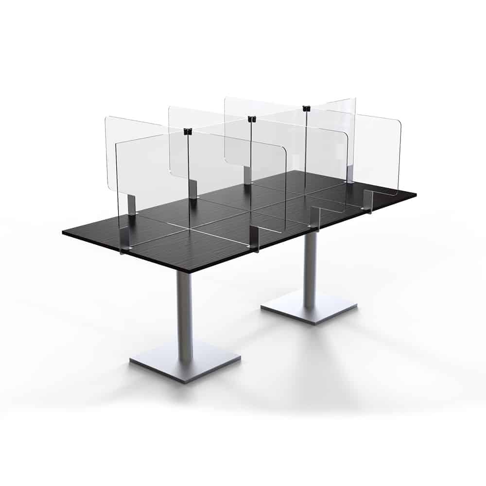 Avant Guarde™ Acrylic Table Divider Kit for 36"x72" Table, 1 EA TDK005