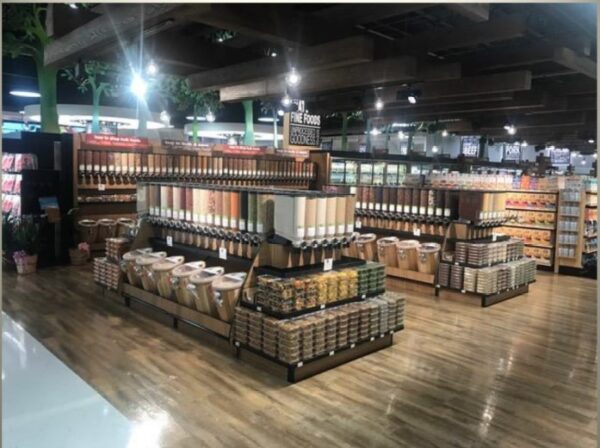 Bulk food store dispensers