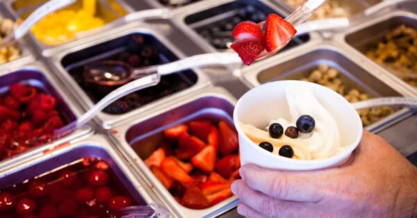 Frozen yogurt toppings