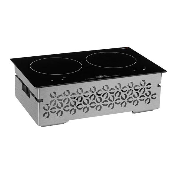 Stainless Steel Warming Hot Plate - Keep Food Warm w/ Portable Electric  Food Tray Dish Warmer w/ Black Glass Top, For Restaurant, Parties, Buffet