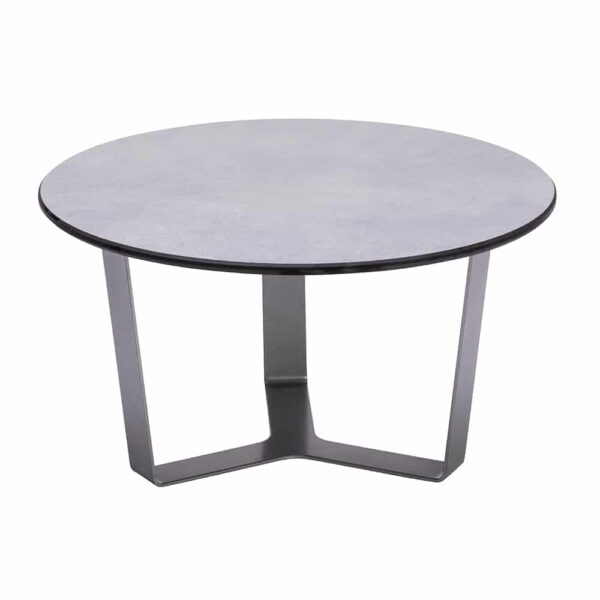 Modulite Table Modulite® Concrete Gray 14” Round HPL Table Top - MT-400CG - Rosseto
