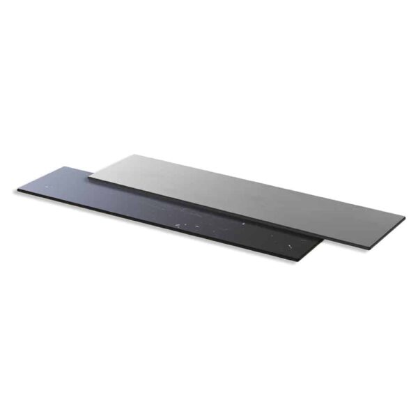 Concrete Gray/Black Marble Narrow Reversible HPL Surfaces - HPL006CGBM