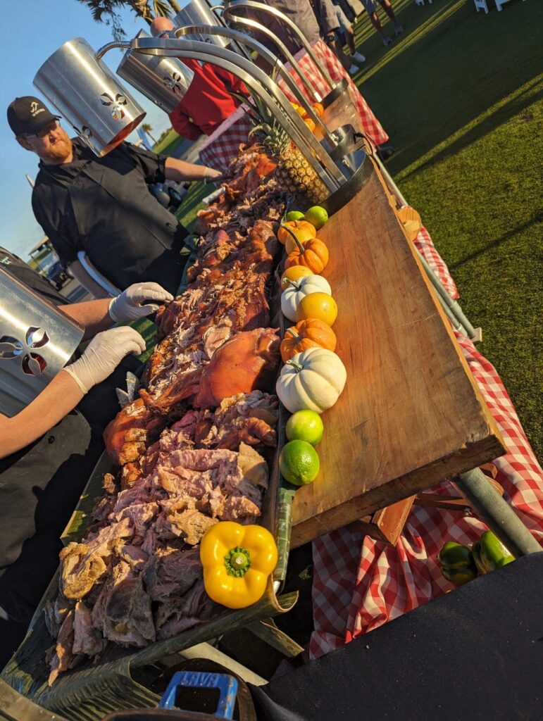 Spotted: 👀 : Stunning Rosseto Iris™ Single Stainless Steel heat lamp 😍 Just Look at that amazing spread by the team at the Hammock Beach Golf Resort & Spa ⛳