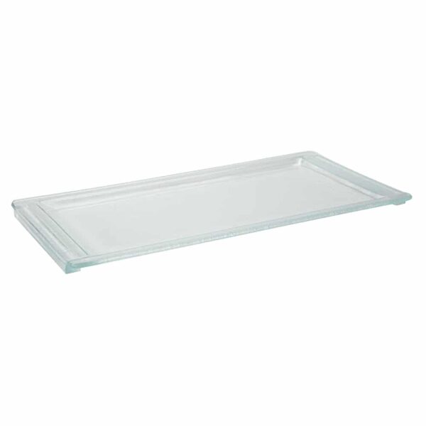 Aroma Crystal Clear Medium Rectangle Platter with Rim,  1 EA - GLS061CC