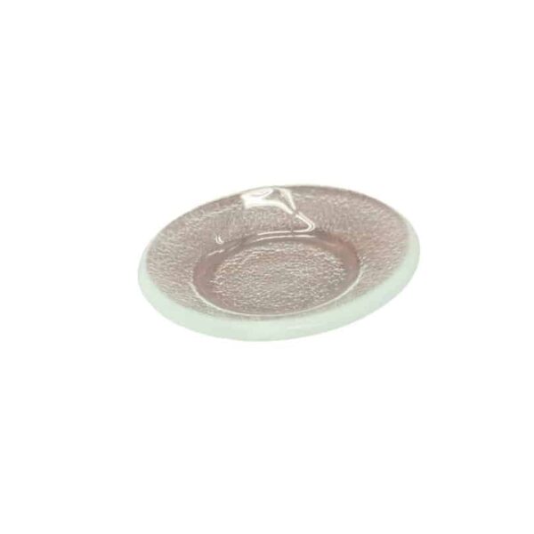 Aroma Crystal Clear Mini Round Plate, Set of 12 - GLS066CC