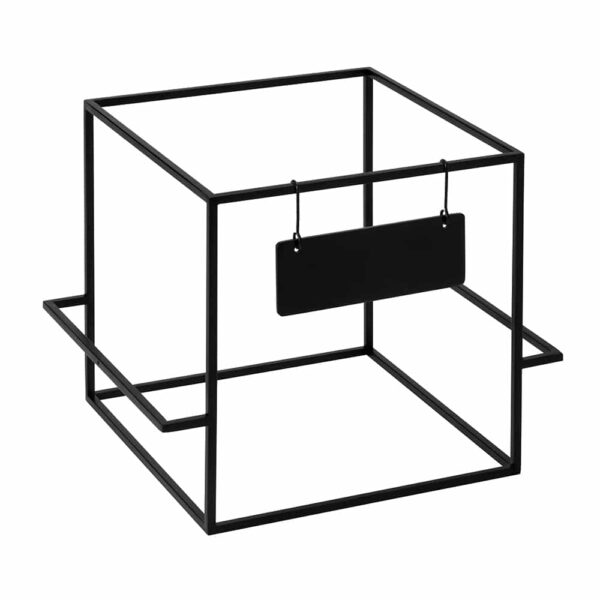 SkyRize Quad Riser Black Painted w/1 Hanging Sign, 1 EA - RBM700