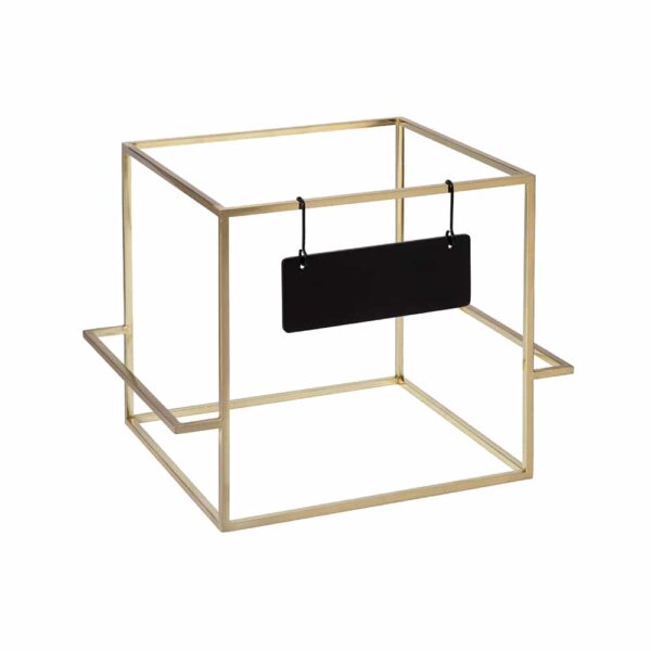 SkyRize Quad Riser Gold Painted, w/1 Hanging Sign, 1 EA - RGM700