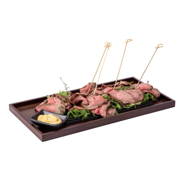 SkyRize Medium Rectangle Walnut Shelf, 1 EA - RWS200