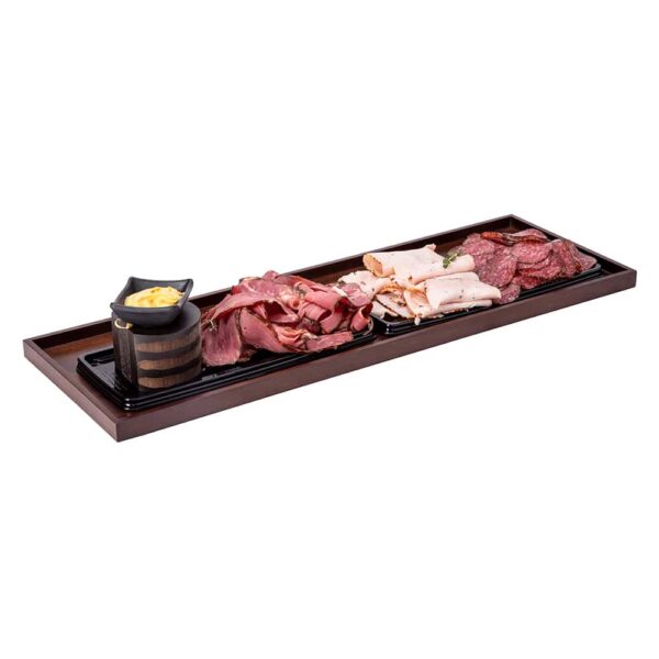SkyRize Large Rectangle Walnut Shelf, 1EA - RWS300