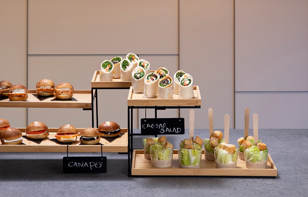 SkyRize Quad Riser Black Painted w/1 Hanging Sign, 1 EA - RBM700 - Rosseto