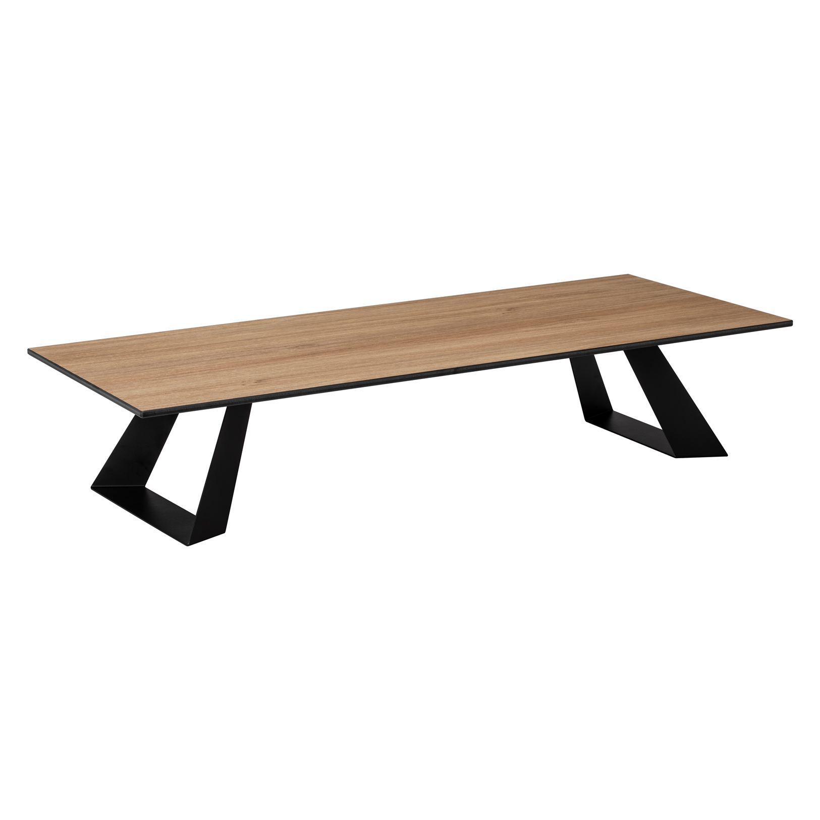 Alto Wide Rectangle Natural Wood HPL Riser w/6