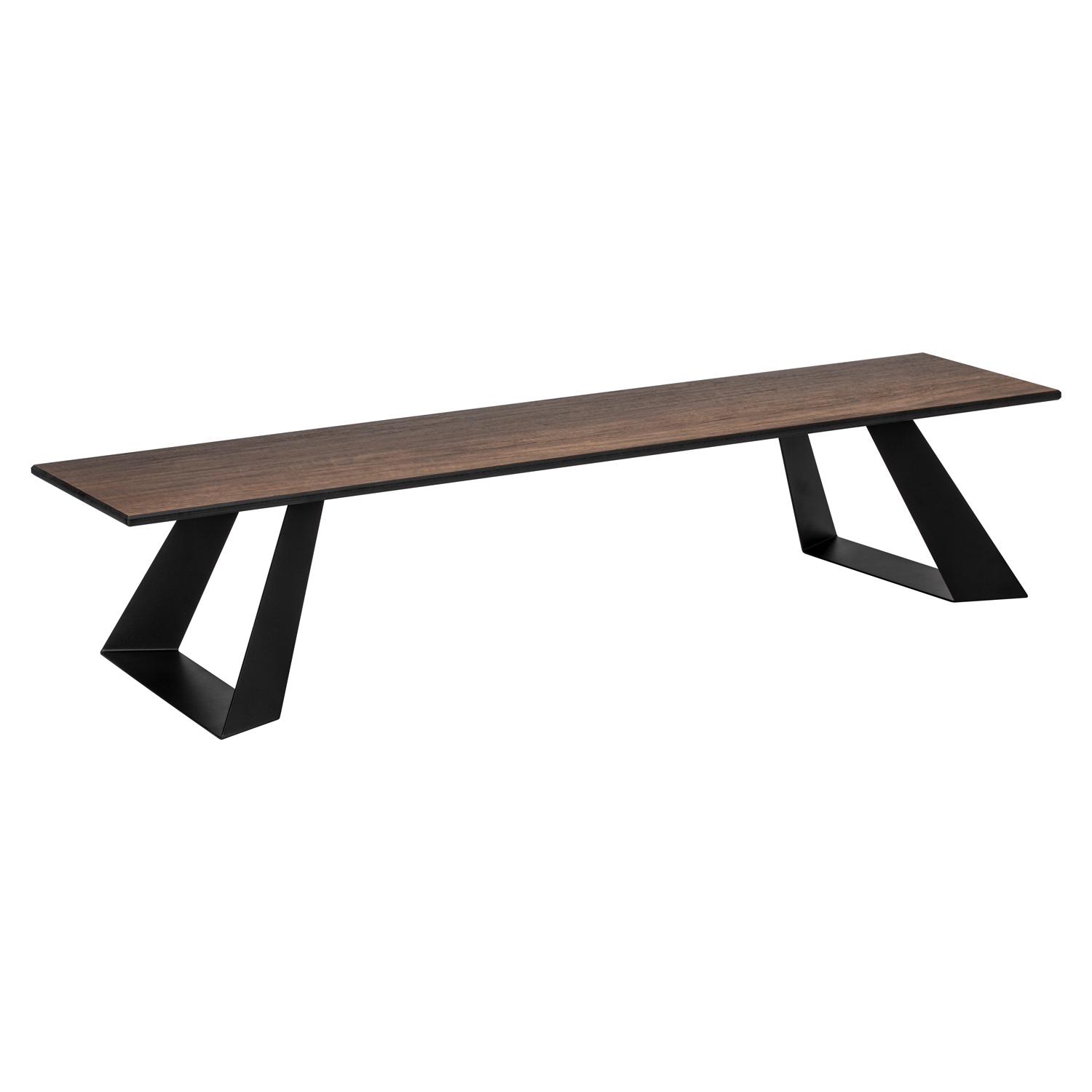 Alto Narrow Rectangle Walnut HPL Riser w/6