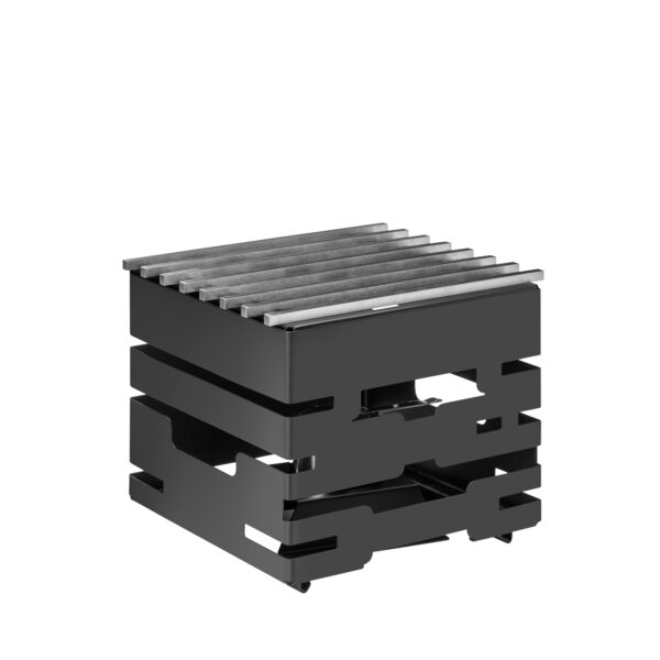 Multi-Chef™ 10" Black Matte Warmer with Grill, Fuel Holder & Burner Stand - SK091