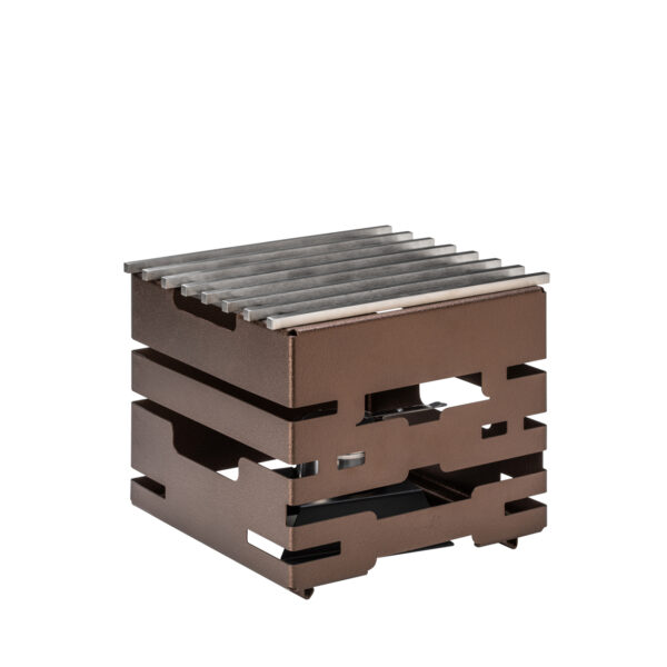 Multi-Chef™ 10" Bronze Warmer with Grill, Fuel Holder & Burner Stand - SK092