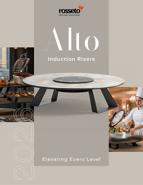 rosseto Alto Induction Risers catalog cover